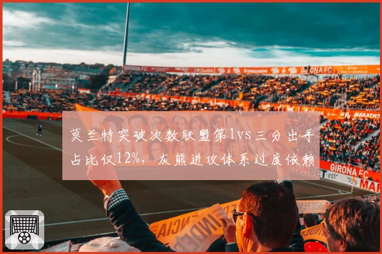 莫兰特突破次数联盟第1vs三分出手占比仅12%,灰熊进攻体系过度依赖禁区爆破